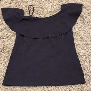 NWT BR Black short sleeved blouse